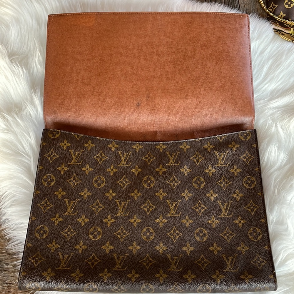 Louis Vuitton monogram Porte envelope clutch turned shoulder bag - Picture 7 of 16